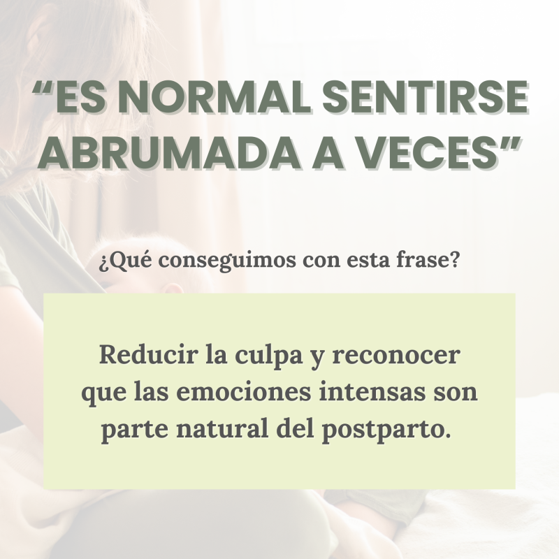 5 Frases que necesitas escuchar en el Postparto 3 Frases Postparto3