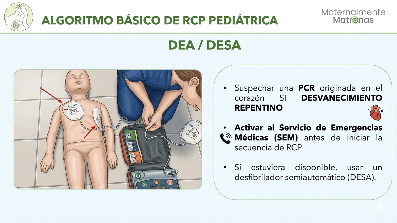 RCP Desfribrilador Automatico DEA
