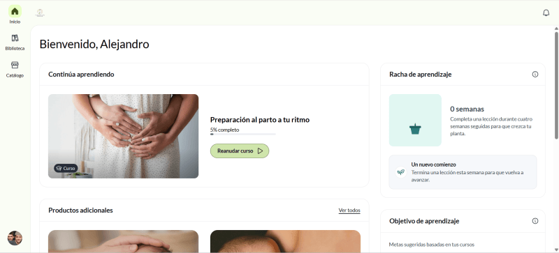 Preparación al parto presencial en Valencia Inicio de la academia online de Maternalmente Matronas con el progreso del curso de preparación al parto